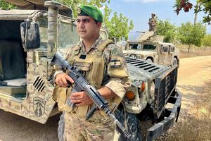 LIBANO-ZAWTAR AL-GHARBIYAH-DESPLIEGUE DEL EJERCITO LIBANES