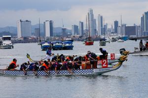 PANAMA-CIUDAD DE PANAMA-FESTIVAL DE BOTES DE DRAGON