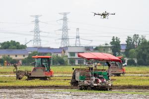 CHINA-HUNAN-CHANGSHA-GRANJA INTELIGENTE-COSECHA Y SIEMBRA