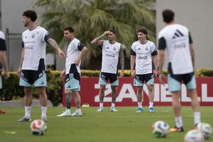 ARGENTINA-EZEIZA-COPA MUNDIAL DE LA FIFA 2026-ENTRENAMIENTO