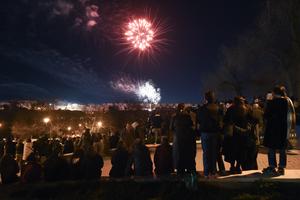 ESPAÑA-MADRID-AÑO NUEVO CHINO-FUEGOS ARTIFICIALES
