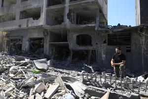 LIBANO-NABATIEH-ATAQUES AEREOS ISRAELIES-SECUELAS