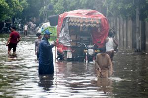 PAKISTAN-LAHORE-LLUVIAS MONZONICAS