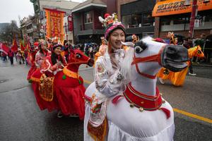CANADA-VANCOUVER-DESFILE DEL AÑO NUEVO CHINO