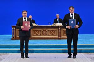 KAZAJISTAN-ASTANA-RUSIA-CENTRAL NUCLEAR-COOPERACION