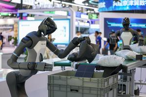 CHINA-TIANJIN-EXPOSICION MUNDIAL DE INTELIGENCIA-TECNOLOGIA DE IA INTEGRADA