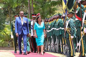 BARBADOS-BRIDGETOWN-VENEZUELA-RODRIGUEZ-VISITA