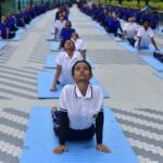 INDIA-ASSAM-NAGAON-DIA INTERNACIONAL DEL YOGA