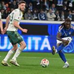 ITALIA-BERGAMO-FUTBOL-REPECHAJE EUROPEO PARA LA COPA MUNDIAL DE LA FIFA 2026-ELIMINATORIAS-SEMIFINALES-ITALIA VS IRLANDA DEL NORTE