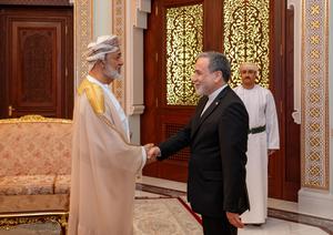 OMAN-MASCATE-SULTAN-MINISTRO DE RELACIONES EXTERIORES IRANI-REUNION