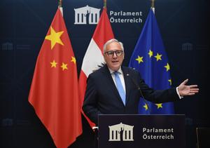 AUSTRIA-VIENA-CHINA-RELACIONES DIPLOMATICAS-55 ANIVERSARIO-RECEPCION