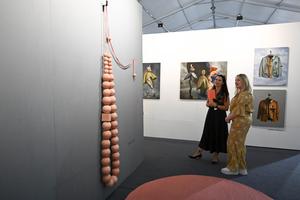 CHILE-SANTIAGO-ARTE CONTEMPORANEO-FERIA