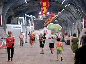 CHINA-FUJIAN-FUZHOU-INSTALACIONES PUBLICAS-REFRESCAMIENTO