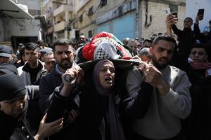 MEDIO ORIENTE-CISJORDANIA-BELEN-FUNERAL