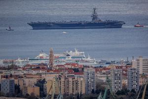 CROACIA-SPLIT-USS GERALD R. FORD