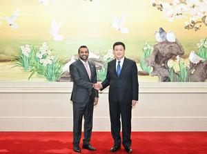 CHINA-BEIJING-WANG XIAOHONG-DIRECTOR DEL FBI-REUNION