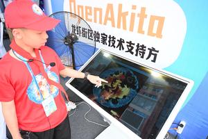 CHINA-FUJIAN-FUZHOU-CUMBRE DE CHINA DIGITAL-MERCADO DE IA