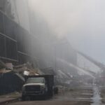EEUU-LOS ANGELES-INCENDIO EN BODEGA