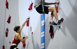 CHINA-HAINAN-SANYA-JUEGOS ASIATICOS DE PLAYA-ESCALADA DEPORTIVA