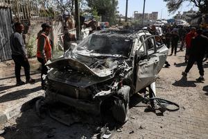 MEDIO ORIENTE-CIUDAD DE GAZA-ATAQUE AEREO