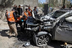 MEDIO ORIENTE-CIUDAD DE GAZA-ATAQUE AEREO