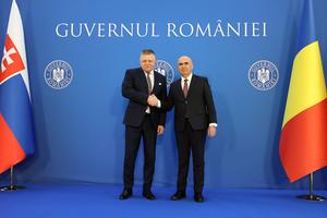 RUMANIA-BUCAREST-ESLOVAQUIA-PRIMER MINISTRO-VISITA