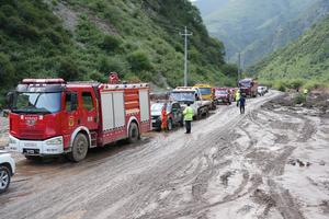 CHINA-GANSU-WEIYUAN-INUNDACION REPENTINA
