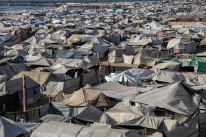 MEDIO ORIENTE-CIUDAD DE GAZA-PERSONAS DESPLAZADAS