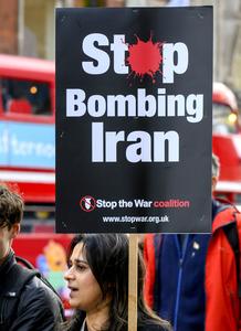 REINO UNIDO-LONDRES-ATAQUES DE EEUU E ISRAEL CONTRA IRAN-MANIFESTACION