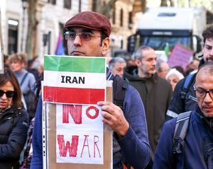 ITALIA-ROMA-MANIFESTACION CONTRA LA GUERRA