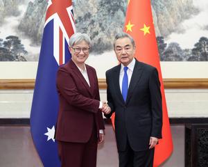 CHINA-BEIJING-WANG YI-MINISTRA DE RELACIONES EXTERIORES AUSTRALIANA-DIALOGO