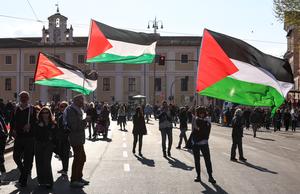 ITALIA-ROMA-MANIFESTACION CONTRA LA GUERRA