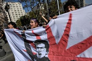 CHILE-SANTIAGO-MANIFESTACION