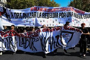 CHILE-SANTIAGO-MANIFESTACION