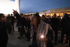 ISRAEL-TEL AVIV-PROTESTA CONTRA LA GUERRA