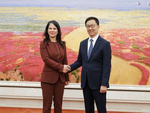 CHINA-BEIJING-HAN ZHENG-PRESIDENTA-AGNU-REUNION