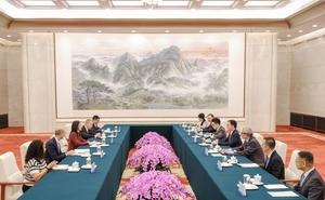 CHINA-BEIJING-HAN ZHENG-PRESIDENTA-AGNU-REUNION