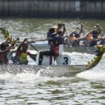 INDONESIA-TANGERANG-FESTIVAL DE CISADANE-BOTES DE DRAGON-CARRERA