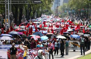 MEXICO-CIUDAD DE MEXICO-EEUU-CUBA-BLOQUEO-PROTESTA
