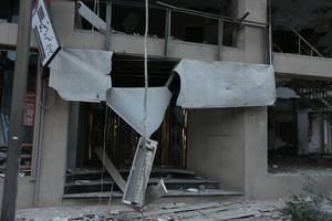 IRAN-TEHERAN-EDIFICIOS DESTRUIDOS