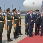 CHINA-BEIJING-PRESIDENTE ESLOVACO-VISITA DE ESTADO-LLEGADA