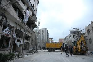 IRAN-TEHERAN-EDIFICIOS DESTRUIDOS