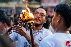 NEPAL-KATMANDU-FESTIVAL GAHANA KHOJNE JATRA