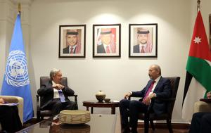 JORDANIA-AMAN-JEFE DE LA ONU-VISITA