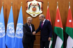 JORDANIA-AMAN-JEFE DE LA ONU-VISITA