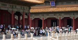 CHINA-BEIJING-EJE CENTRAL-SEGUNDO ANIVERSARIO-SITIOS DE PATRIMONIO