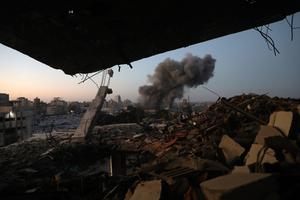 MEDIO ORIENTE-CIUDAD DE GAZA-ATAQUE AEREO ISRAELI