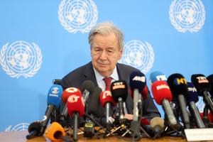 CHIPRE-NICOSIA-JEFE DE LA ONU-CUESTION DE CHIPRE-PLANES