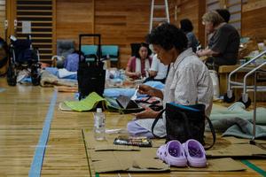 JAPON-KUMAMOTO-TERREMOTO-REFUGIO TEMPORAL
