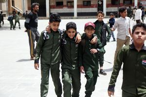 YEMEN-SANA-NUEVO AÑO ACADEMICO-CLASES